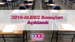 2019-ALES/2 Sonuçları Açıklandı